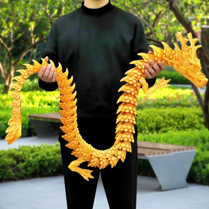 Aquarium Fish Land - 3D Printed Conjoined Dragon Ornaments, Movable