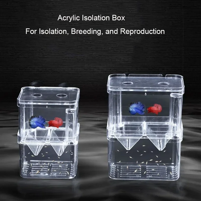 Aquarium Fish Cave - Aquarium Accessories Acrylic Fish Breeding Isolation