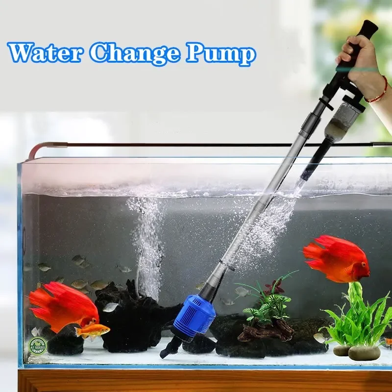 Gravel Vacuum Cleaner - Aquarium Siphon Operated Cleaner Electric Siphon
