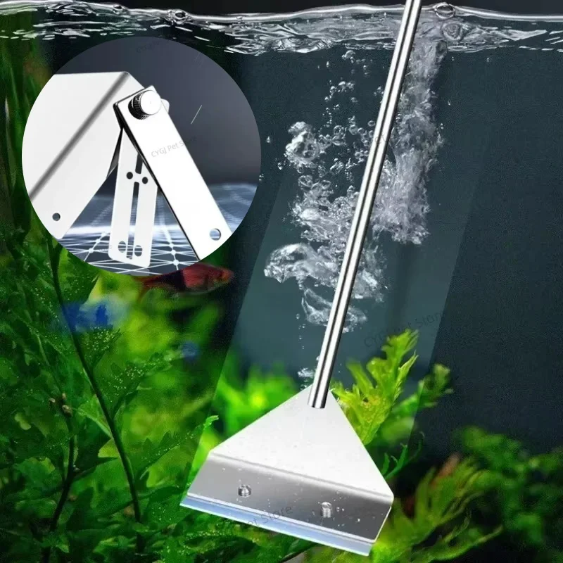 Aquarium Fish Maintenance - Fish Tank Cleaning Tool Flat Sand