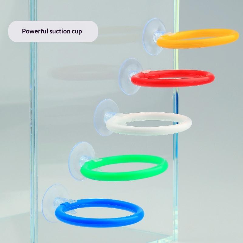 Aquarium Fish Game - Colorful Betta Fish Training Rings Set