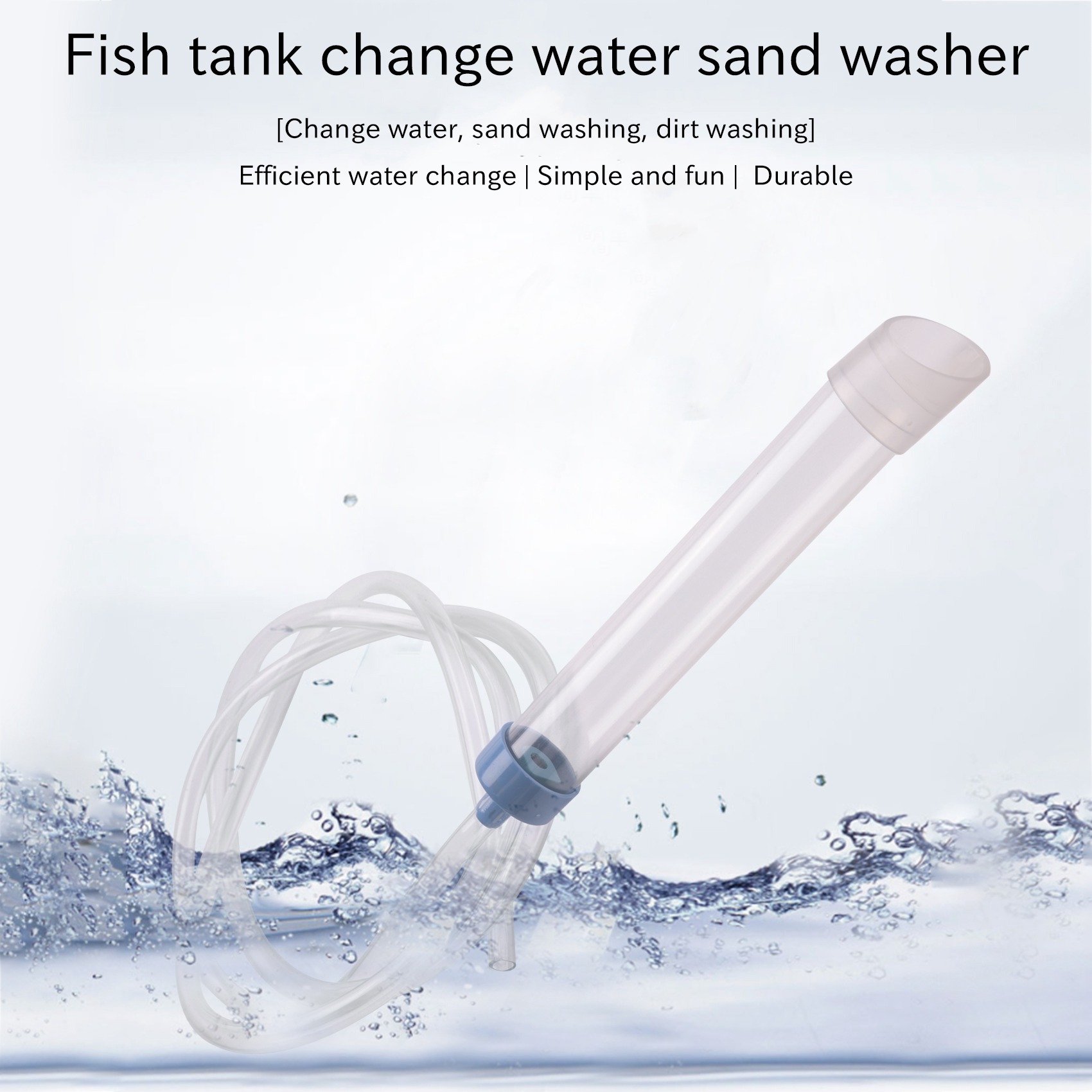Gravel Vacuum Cleaner - Fish Tank Aquarium Gravel Cleaner Syphon