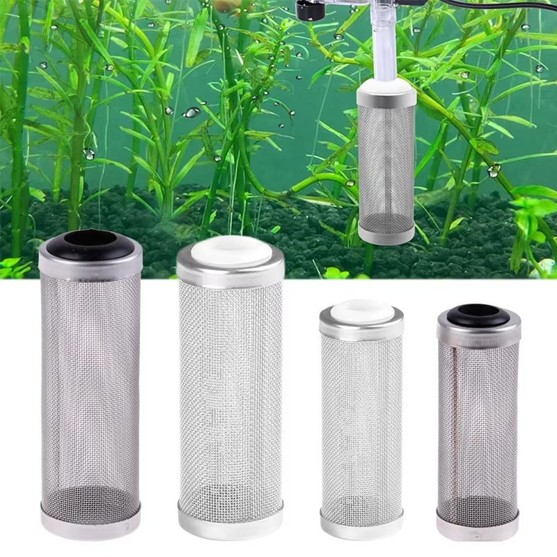 Aquarium Fish Net - 12/16mm Aquarium Inflow Inlet Filter Stainless