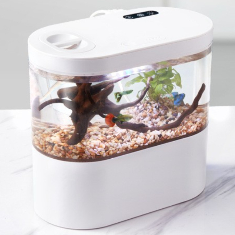 Aquarium Fish Betta - Creative Mini Desktop Fish Tank Aquarium