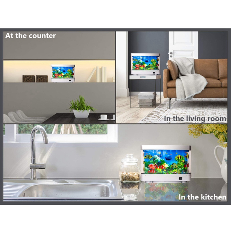 Dynamic Virtual Ocean LED Fish - Aquarium Fish Dolphin recension och pris