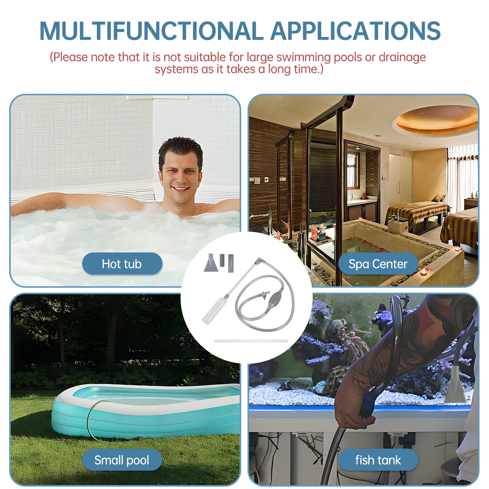 Hot Tub Vacuum Cleaner 10ft Sw - Aquarium Fish Maintenance recension och pris