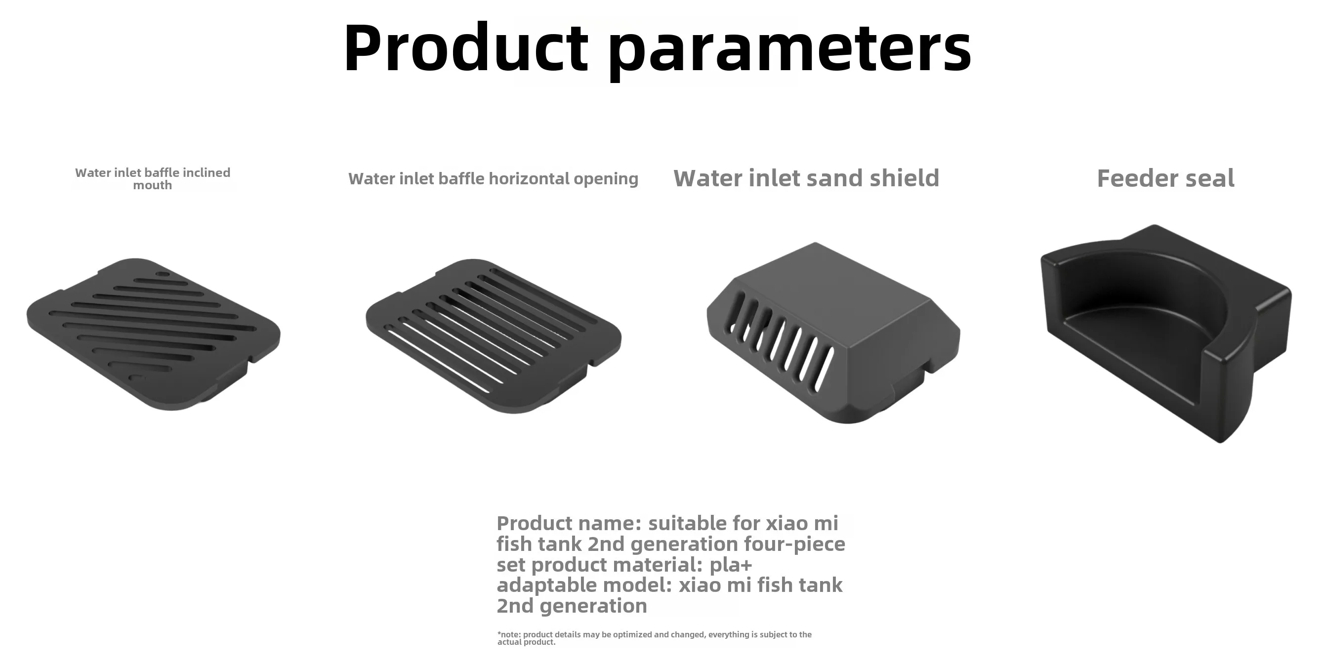 4PCS/Set For xiaomi mijia aqua - Aquarium Xiaomi recension och pris
