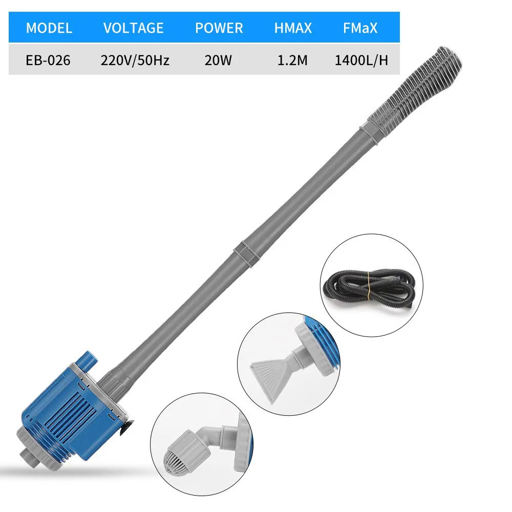 Aquarium Water Change Pump Ele - Gravel Vacuum Cleaner recension och pris