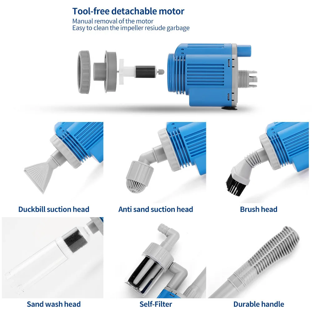 Aquarium Water Change Pump Ele - Gravel Vacuum Cleaner recension och pris