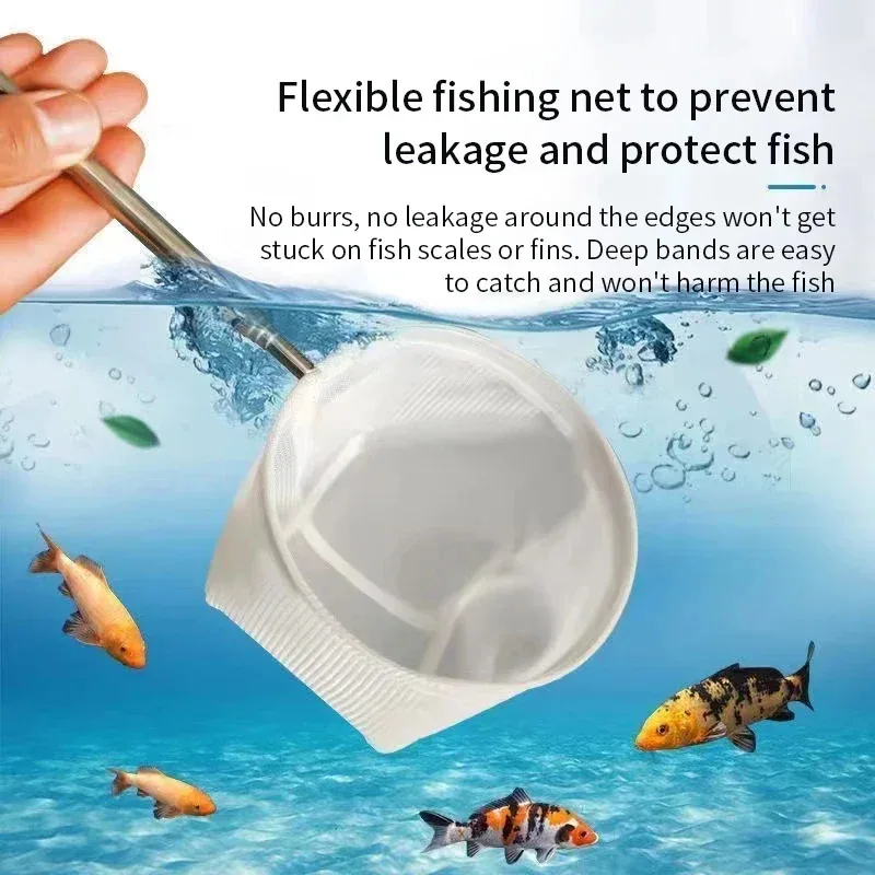 1、2Pcs Stainless Steel Fishing - Aquarium Fish Net recension och pris