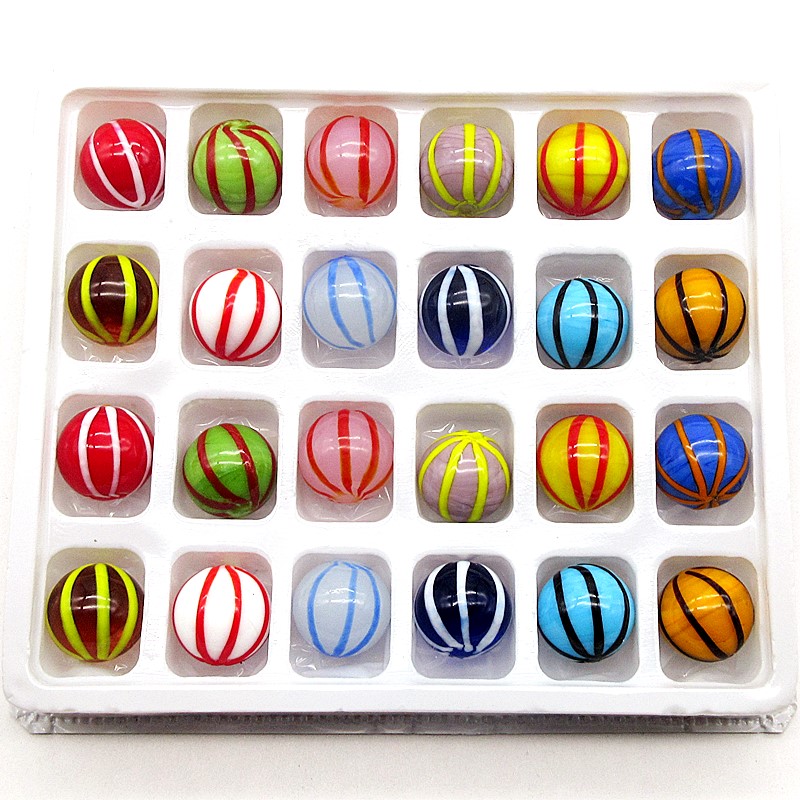 Glass marbles balls 16mm color - Aquarium Fish Game recension och pris