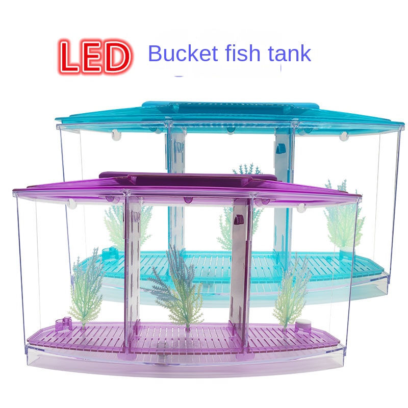 Mini Small Fish Tank Aquarium, - Aquarium Fish Betta recension och pris