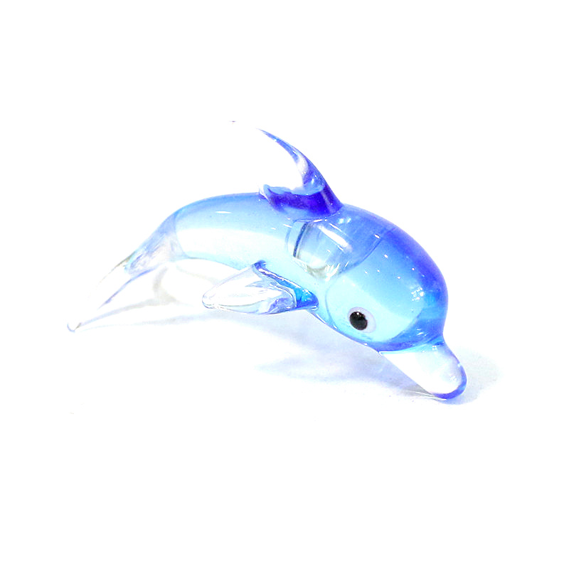 Murano Glass Dolphin Miniature - Aquarium Fish Dolphin recension och pris
