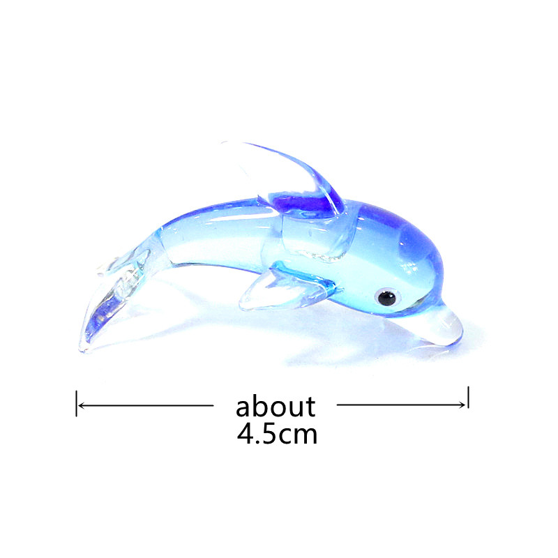 Murano Glass Dolphin Miniature - Aquarium Fish Dolphin recension och pris