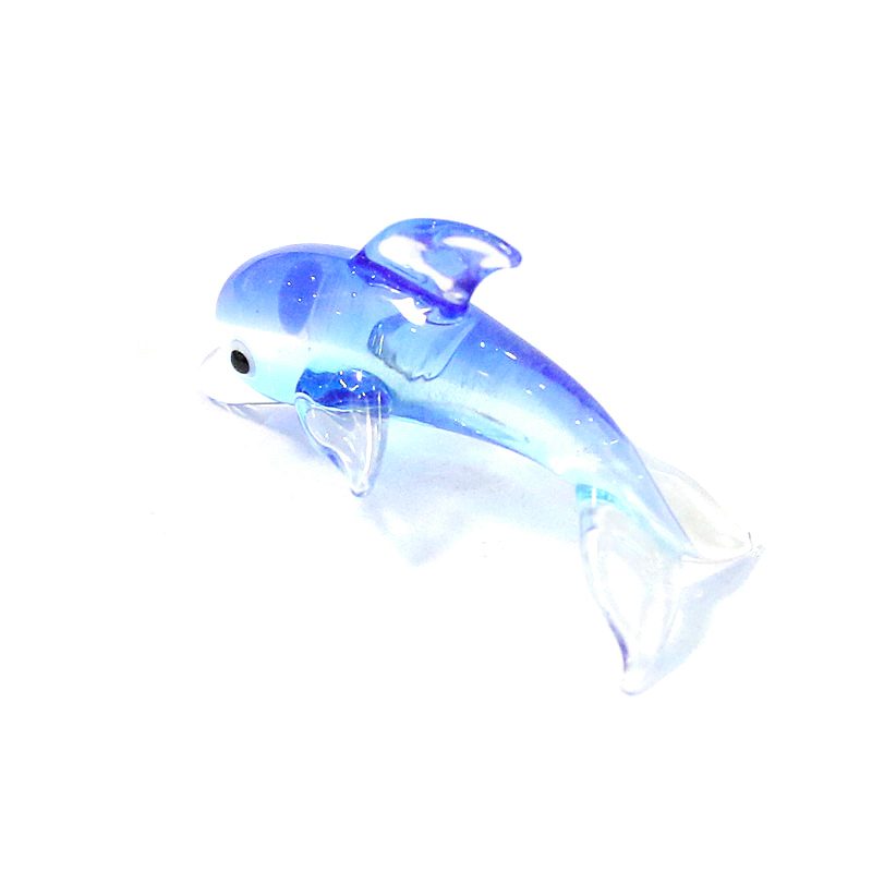 Murano Glass Dolphin Miniature - Aquarium Fish Dolphin recension och pris