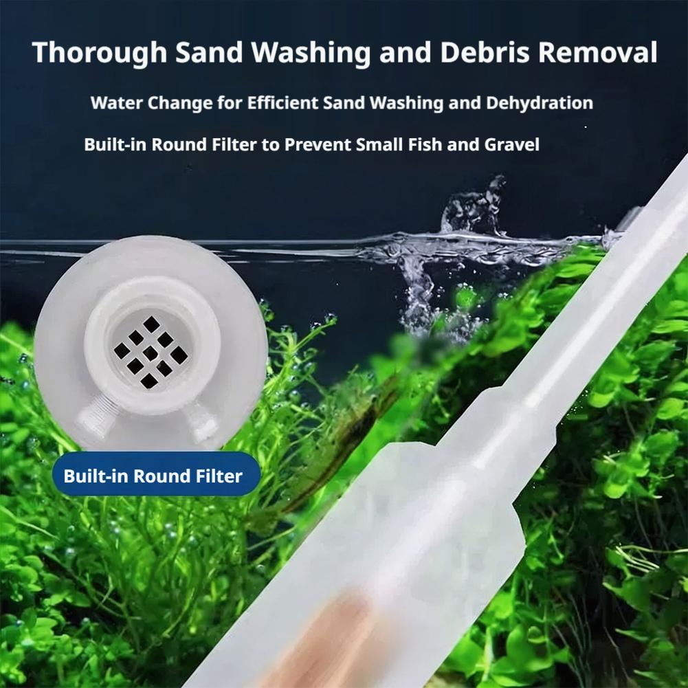 Manual Aquarium Siphon Fish Ta - Aquarium Fish Maintenance recension och pris