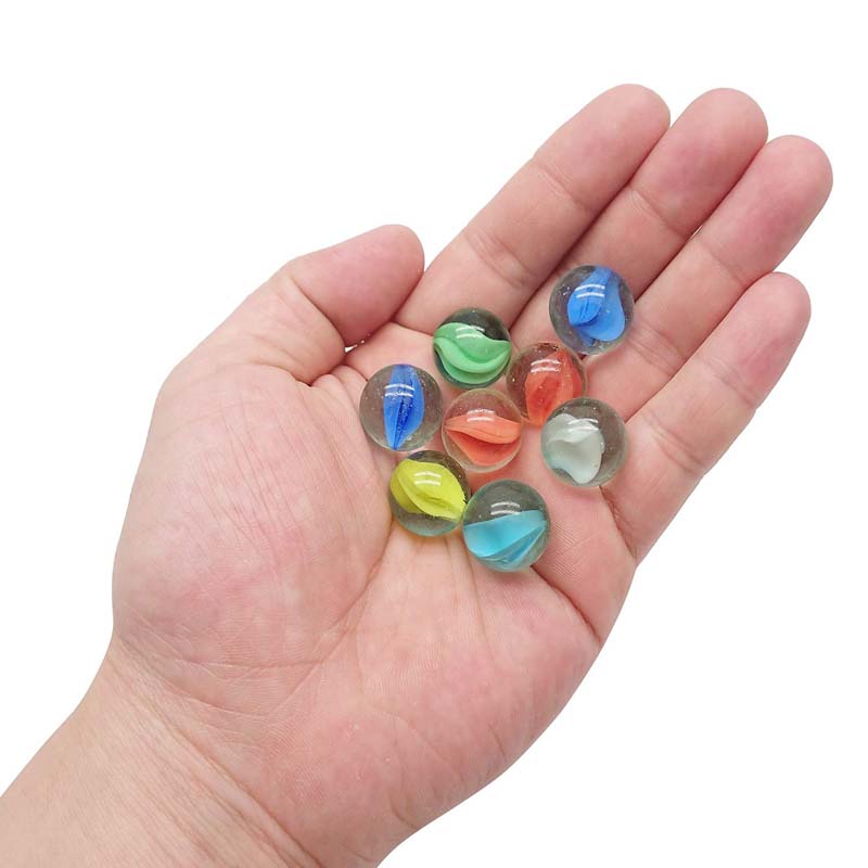 100/200PCS 14mm Colorful Glass - Aquarium Fish Game recension och pris