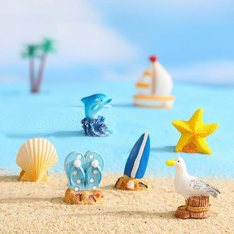 Cartoon Surfboard Seashells Se - Aquarium Fish Dolphin recension och pris