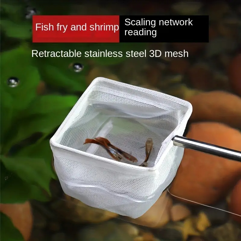 Square Round Stainless Steel H - Aquarium Fish Net recension och pris