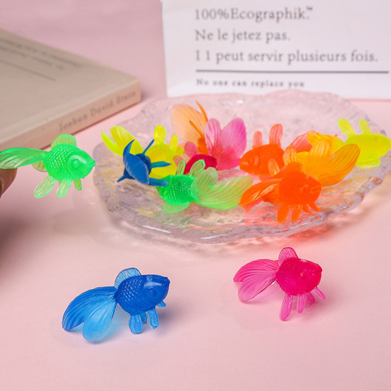 10/20PCS Plastic Goldfish with - Aquarium Fish Land recension och pris