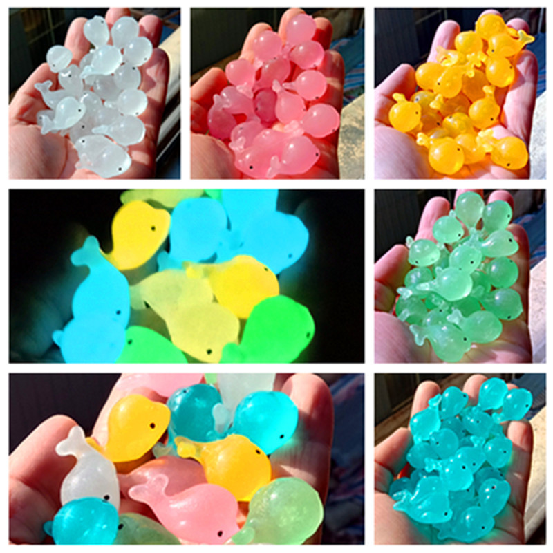 20pcs Luminous Whale Stones Re - Aquarium Fish Dolphin recension och pris