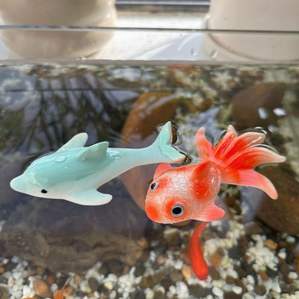 Fish Tank Floating Accessories - Aquarium Fish Dolphin recension och pris