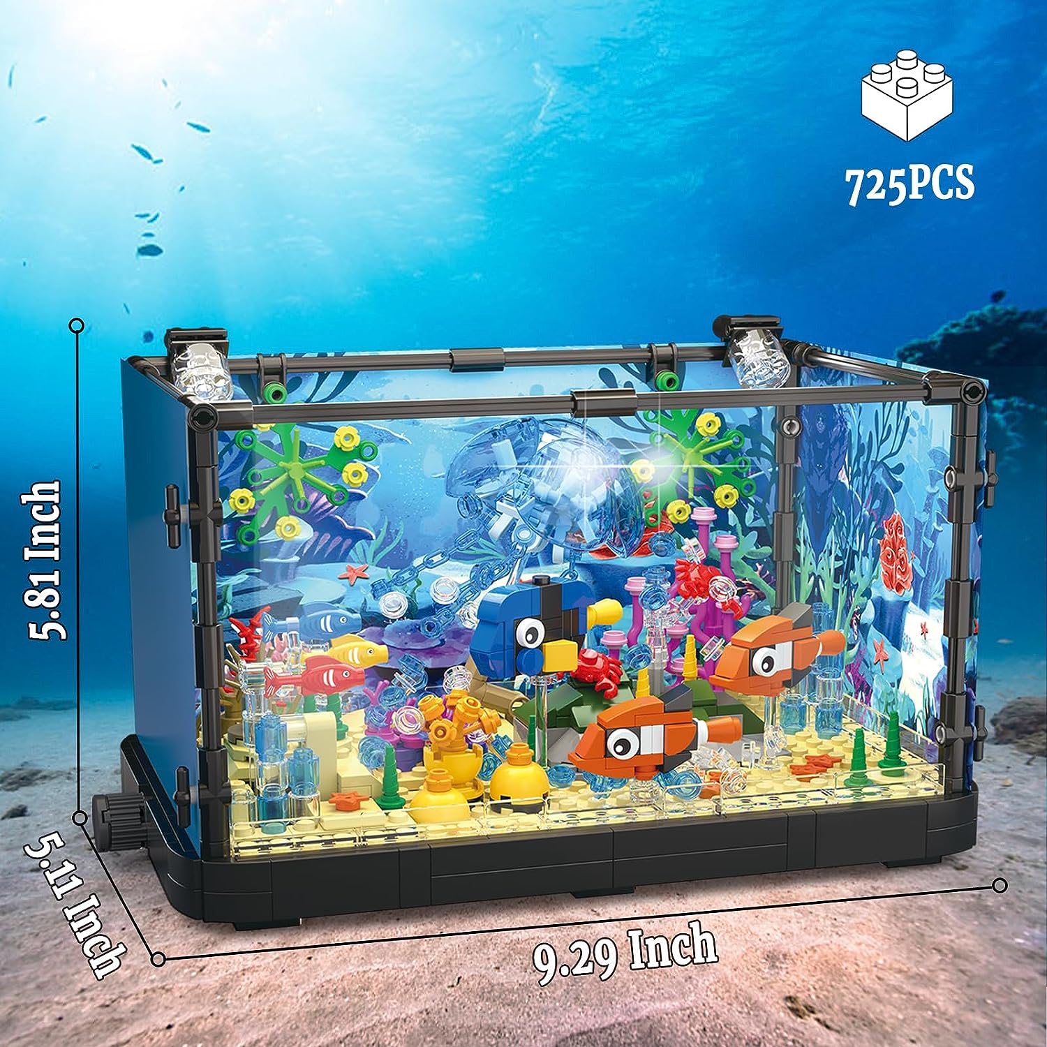 MOC Ocean Fish Tank Aquarium B - Aquarium Fish Game recension och pris