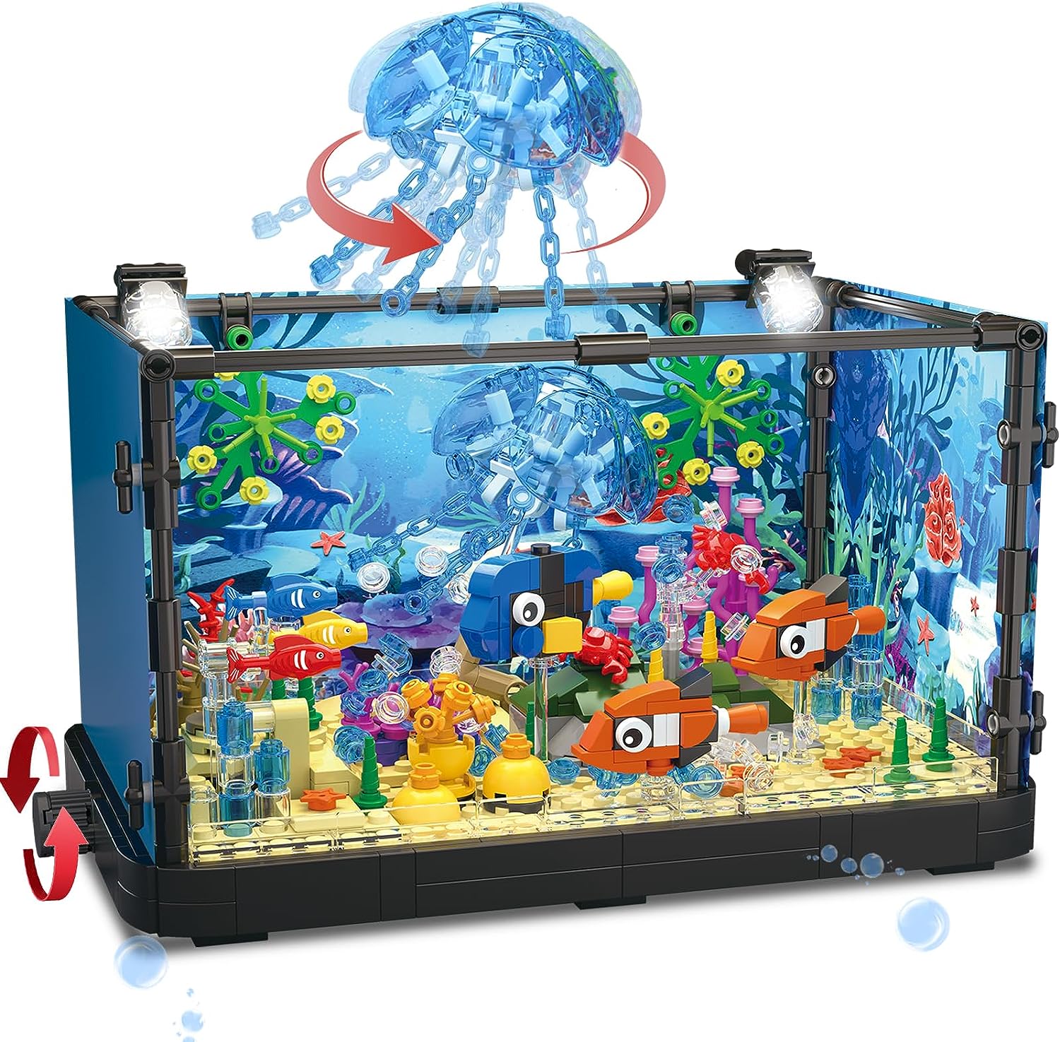 MOC Ocean Fish Tank Aquarium B - Aquarium Fish Game recension och pris