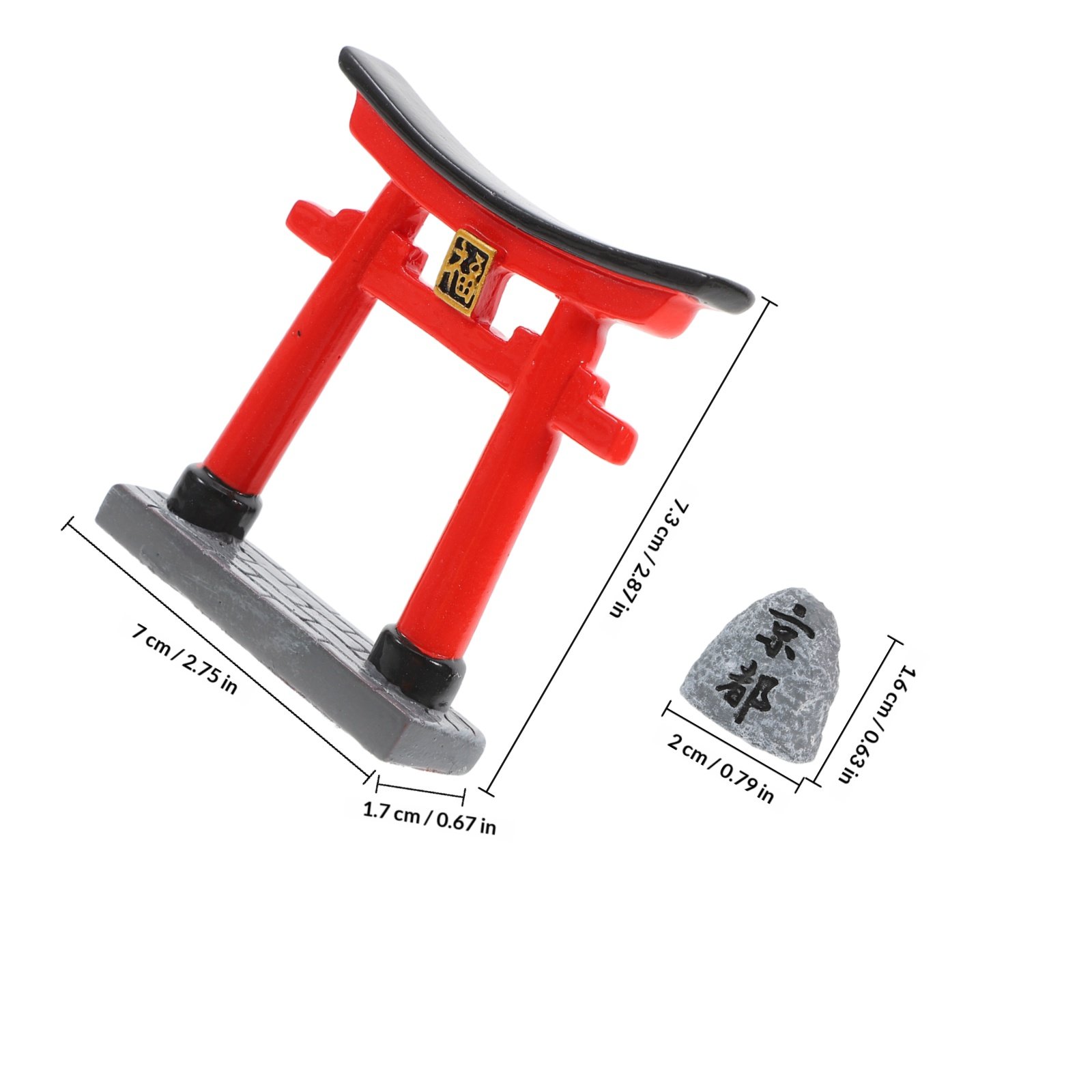 Japanese Torii Gate Small Kyot - Aquarium Fish Japanese recension och pris