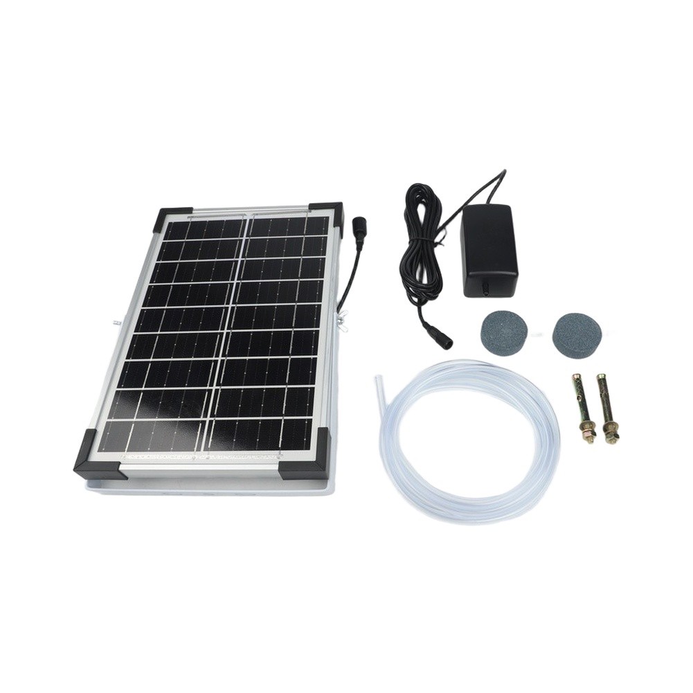 Solar Powered Pond Oxygenator  - Aquarium Fish Maintenance recension och pris