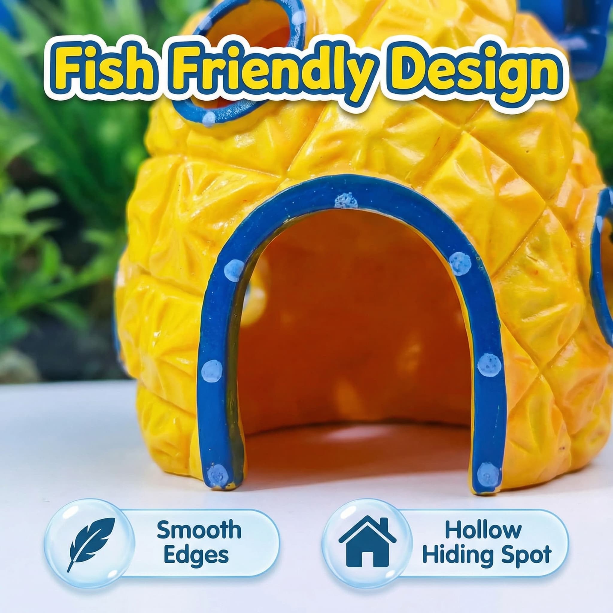 Pineapple House Aquarium Decor - Aquarium Fish Cave recension och pris