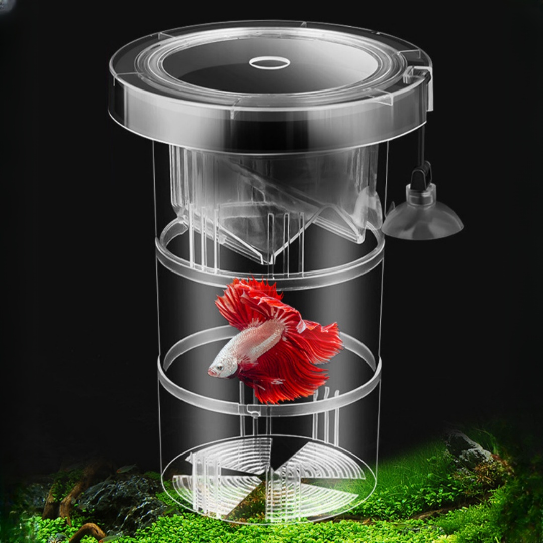 Acrylic Floating Fish Breeding - Aquarium Fish Cave recension och pris