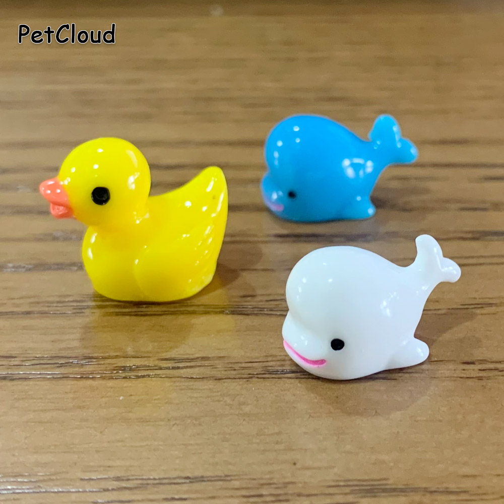5pcs Fish Tank Ornament Ducks  - Aquarium Fish Dolphin recension och pris