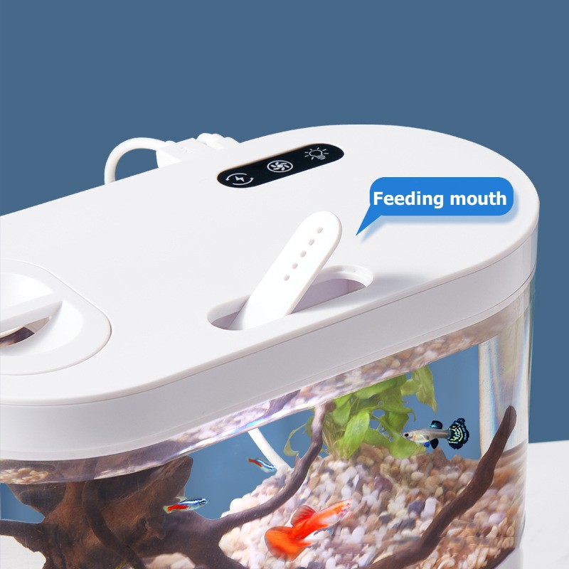Creative Mini Desktop Fish Tan - Aquarium Fish Betta recension och pris