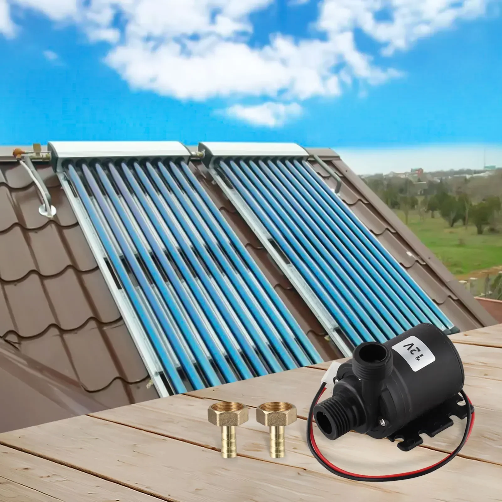 DC 12V 24V Solar Powered Hot W - Powerhead Circulation Pump recension och pris