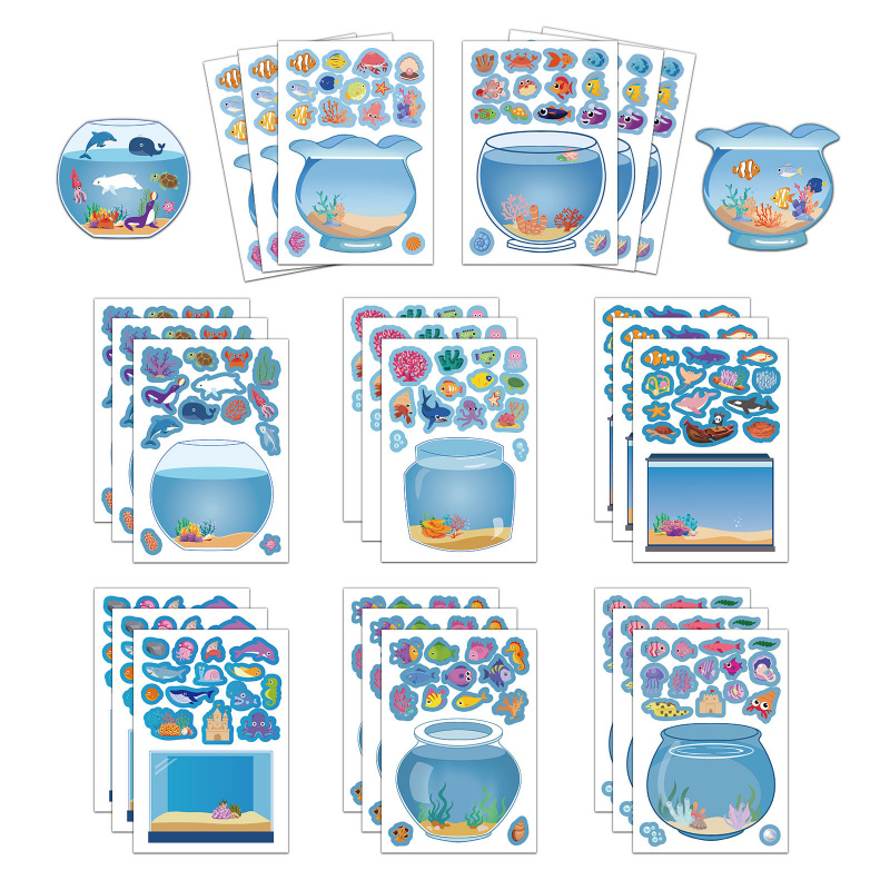 8Pcs Cute Cartoon Dream Fish T - Aquarium Fish Game recension och pris