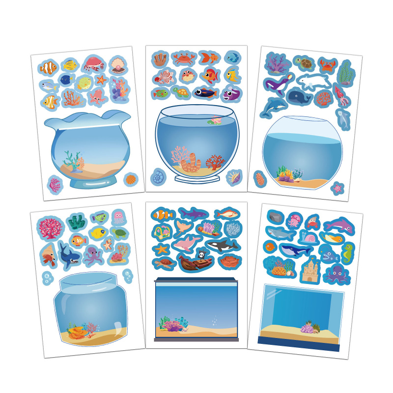 8Pcs Cute Cartoon Dream Fish T - Aquarium Fish Game recension och pris